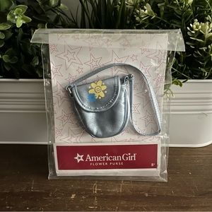 NWT American Girl Doll Blue Flower Purse Accessory - NEW -  RETIRED